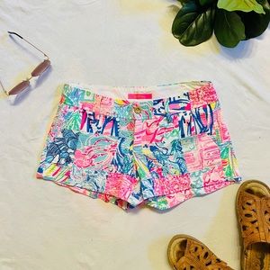 Lilly Pultizer colorful Shorts Women’s 4